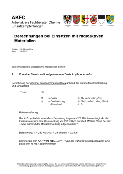 AKFC Berechnungen Radioaktive Stoffe 02/2015