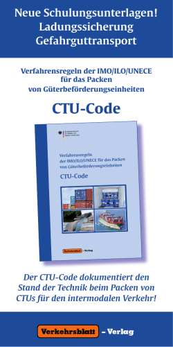 CTU-Code - Verkehrsblatt