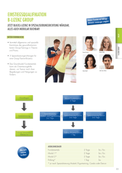 einstiegsqualifikation b-lizenz group