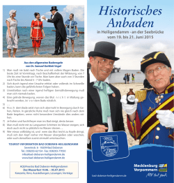 Historisches Anbaden