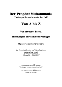 Der Prophet Muhammad Von A bis Z