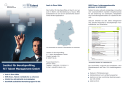 Institut f&uuml;r Berufsprofiling FIT Talent Management GmbH