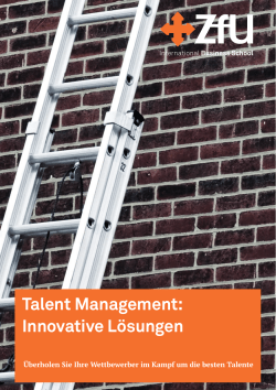Talent Management: Innovative Lösungen
