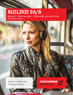 Linie 9B - Stadtwerke Konstanz
