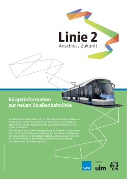 Bürgerinformation zur neuen Straßenbahnlinie