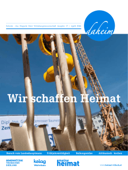 Wir schaffen Heimat - Heinz Hufnagel Werbeagentur