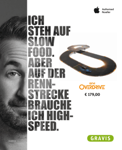 ICH STEH AUF SLOW FOOD. ABER AUF DER RENN