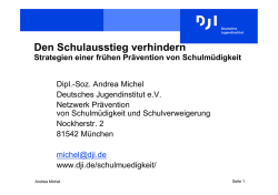Den Schulausstieg verhindern