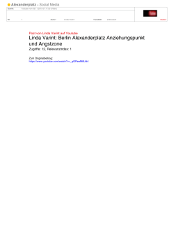 Linda Varint: Berlin Alexanderplatz