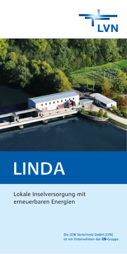 finden Sie unseren aktuellen Flyer zu unserem Pilotprojekt LINDA