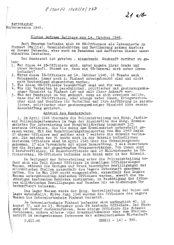 Kleine Anfrage Dellberg 14.10.1946