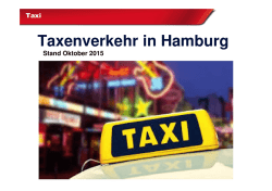 Hamburg Herr Ritter - Pr&auml;sentation Taxi Stand Oktober 2015 M&uuml;nchen
