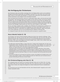 Die Verfolgung des Christentums