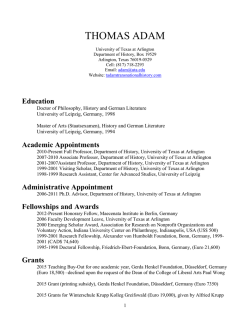 Dr. Thomas Adam
