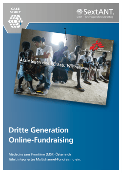 Dritte Generation Online-Fundraising - ANT