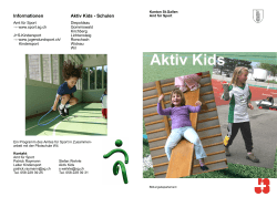 Aktiv Kids - Portal Kanton St.Gallen