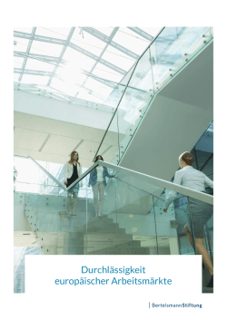 Durchl&auml;ssigkeit europ&auml;ischer Arbeitsm&auml;rkte
