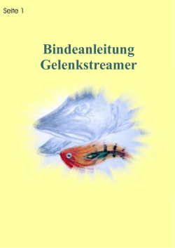 Bindeanleitung Gelenkstreamer