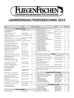 Jahresinhalt 2007
