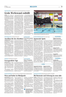 Enthüllung Werbewand - Schwimmbad Förderverein Külsheim