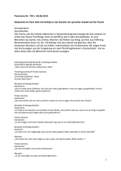 ein syrischer Anwalt auf der Flucht