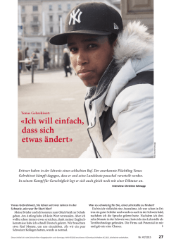 Ich will einfach, dass sich etwas &auml;ndert