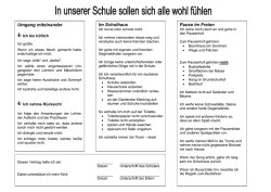 Hausordnung Schule