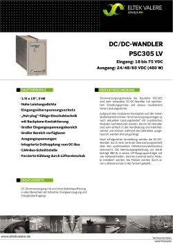 dc/dc-wandler psc305 lv