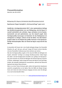 Presseinformation - Sparkasse Freising