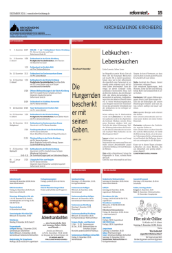 Die Hungernden beschenkt er mit seinen Gaben.