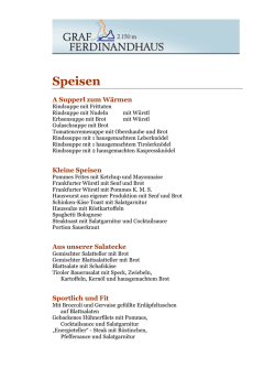 Ich wünsche Dir nicht alle möglichen Gaben,