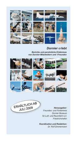 Dornier erlebt