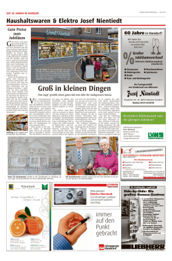Gro&szlig; in kleinen Dingen