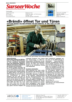 Br&auml;ndi&raquo; &ouml;ffnet Tor und T&uuml;ren