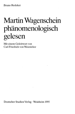 Martin Wagenschein phänomenologisch gelesen