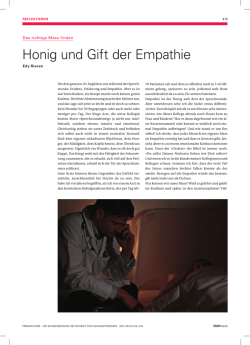 Honig und Gift der Empathie