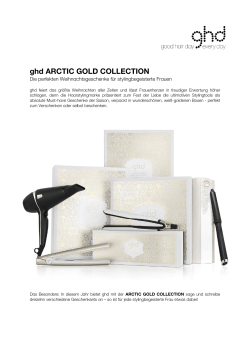 ghd ARCTIC GOLD COLLECTION