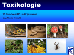 Toxikologie