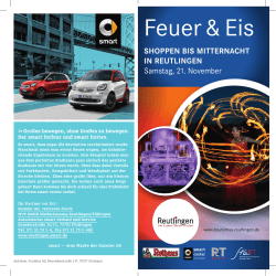 Feuer & Eis - Tourismus Reutlingen