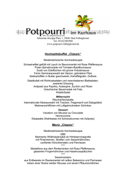Hochzeitspauschale &bdquo;Classic&ldquo;