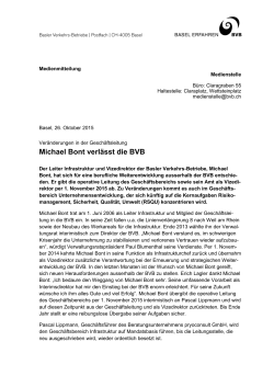 Michael Bont verlässt die BVB