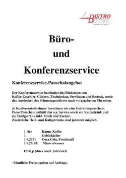 Büro- und Konferenzservice
