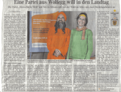 MENSCHLICHE WELT tritt zur Landtagswahl in Baden
