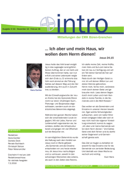 Ich aber und mein Haus, wir wollen dem Herrn dienen!