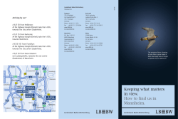 Direction Finder. Made in Germany. How to find us in Mannheim.