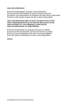 Jesus isch ph&auml;nomenal Bi Dir find ich Geborgeheit, Du - Qno