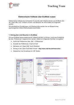 Hinweise zur Suche und Integration von PDF