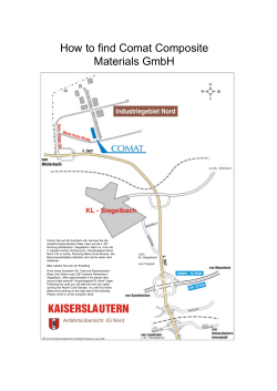 How to find Comat Composite Materials GmbH