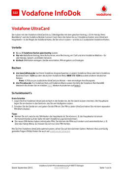 InfoDok 522: Vodafone UltraCard