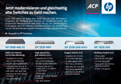 Jetzt modernisieren und gleichzeitig alte Switches zu Geld machen.